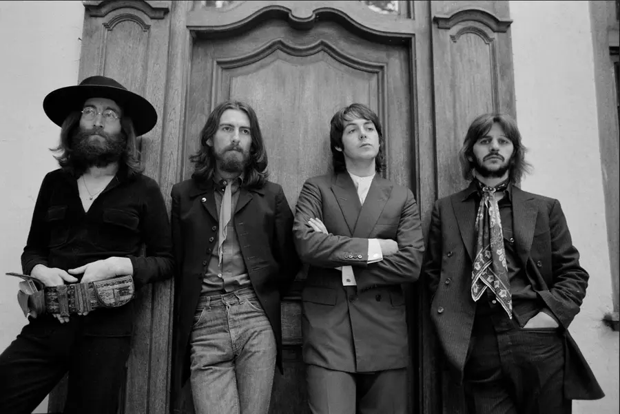 Part of the final photo session of The Beatles · August 22, 1969