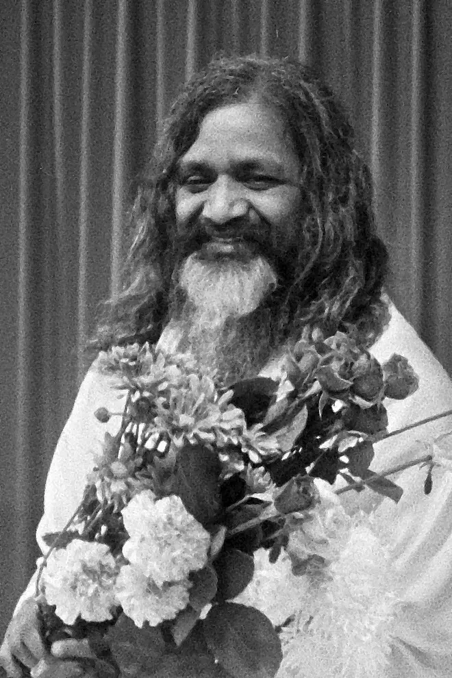 With Maharishi Mahesh Yogi · 1968
