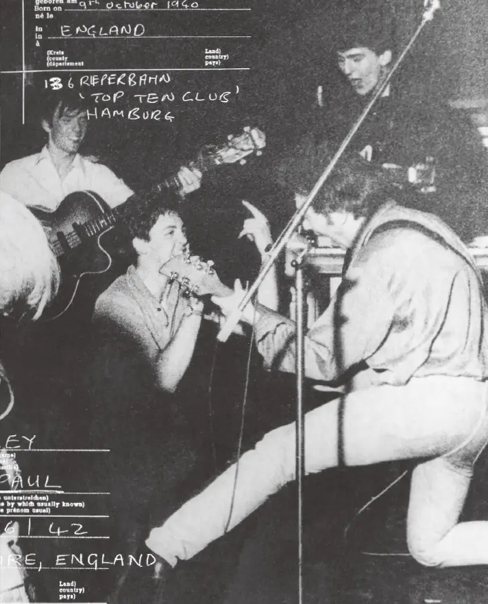 Top Ten Club · Reeperbahn, Hamburg · 1961